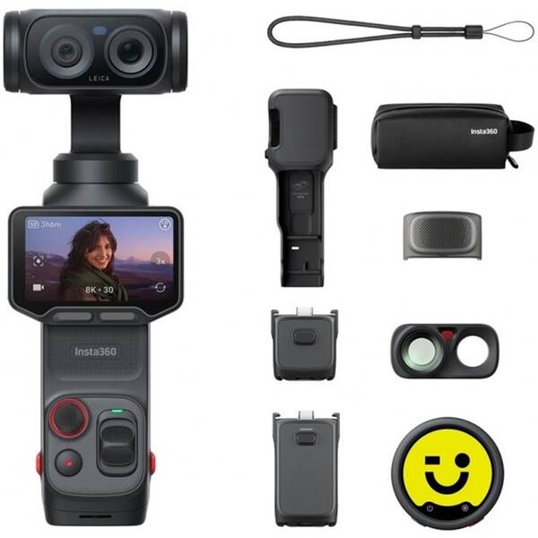 Outdoorová kamera Insta360 Luna Ultra Creator Bundle černá


