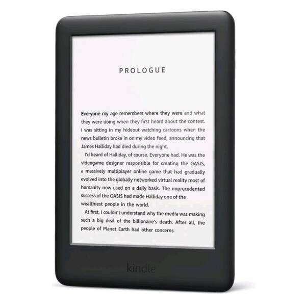 Čtečka e-knih Amazon Kindle Touch 2019 s reklamou černá

