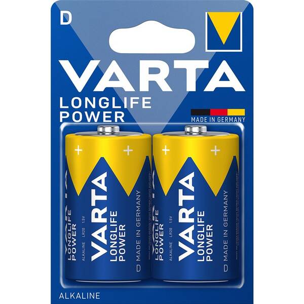 Baterie alkalická Varta D, LR20, blistr 2ks 

