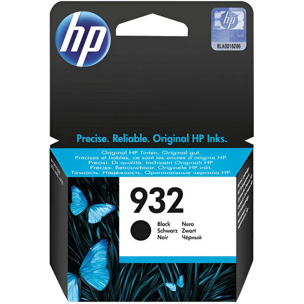Inkoustová náplň HP 932, 825 stran černá

