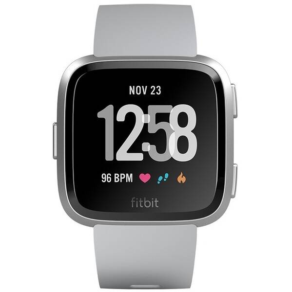 Chytré hodinky Fitbit Versa (NFC) - Gray / Silver Aluminum 

