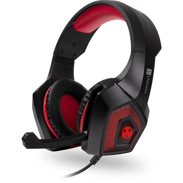 Headset Connect IT Battle RNBW Edition 2 černý/červený

