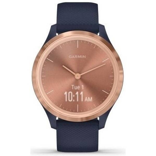 Chytré hodinky Garmin vivomove3S Sport RoseGold/Blue 


