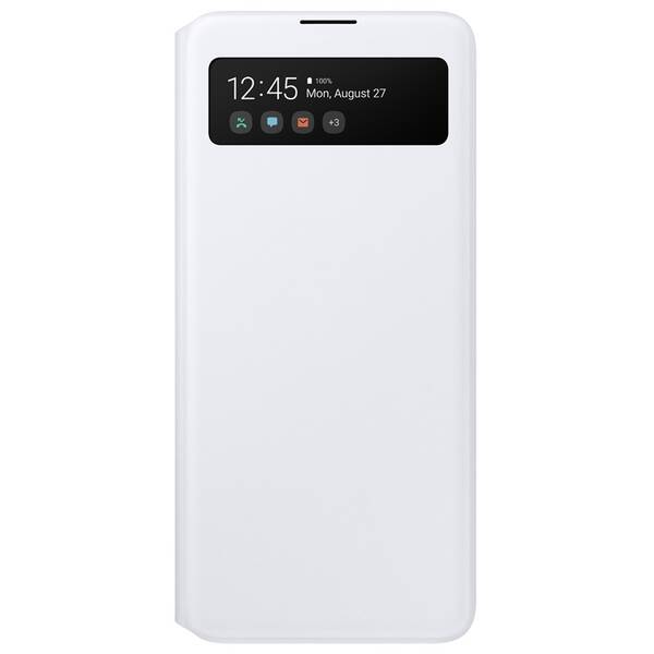 Pouzdro na mobil flipové Samsung S View Wallet Cover na Galaxy A51 bílé

