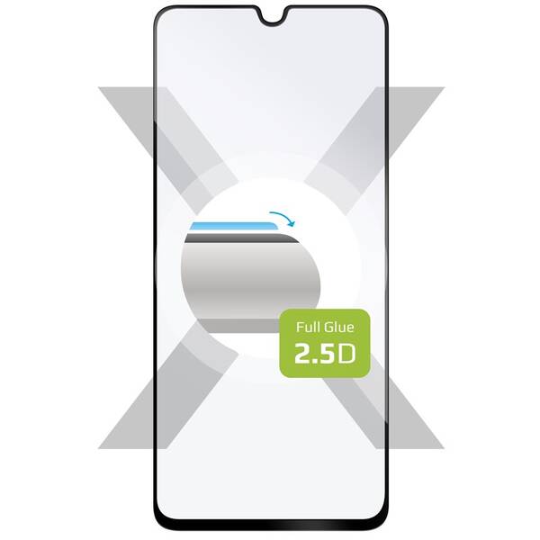 Tvrzené sklo FIXED Full-Cover na Alcatel 1S (2021) černé

