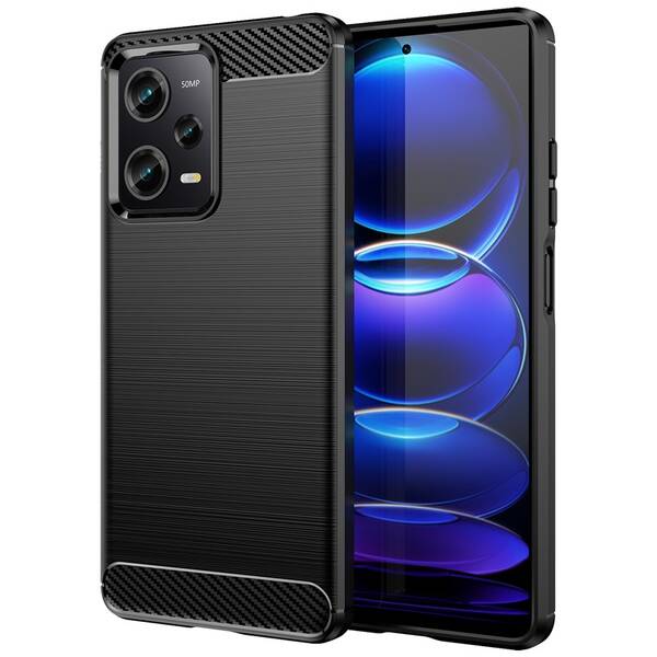 Kryt na mobil WG Carbon na Xiaomi Redmi Note 12 Pro 5G černý

