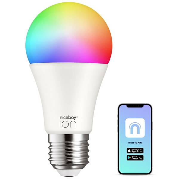 Chytrá žárovka Niceboy ION SmartBulb RGB E27, 12W 

