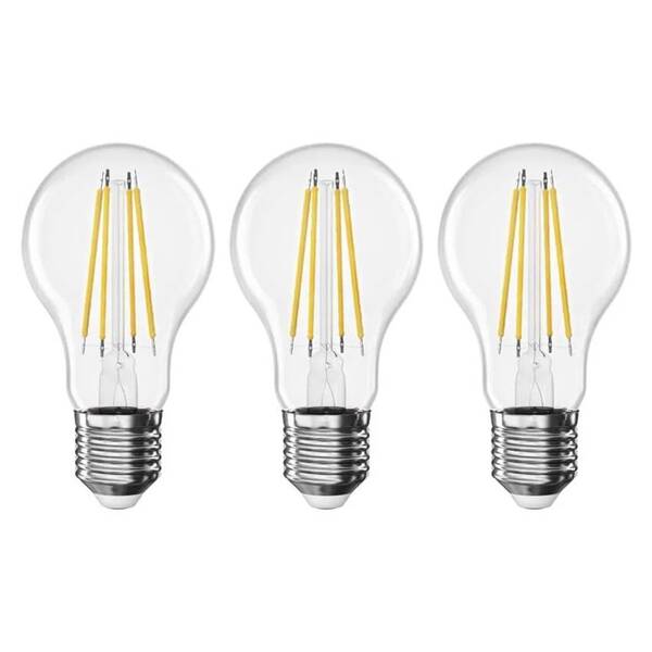 Žárovka LED EMOS Filament klasik, 3,8W, 806lm, E27, teplá bílá (3ks) 

