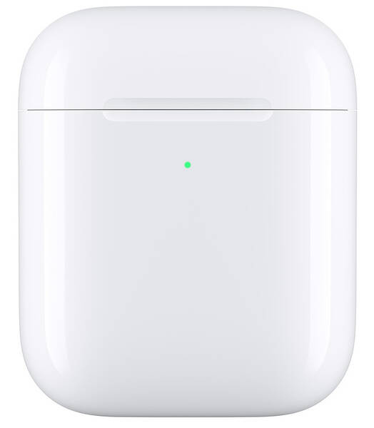 Pouzdro Apple pro AirPods, bezdrátové nabíjení bílé

