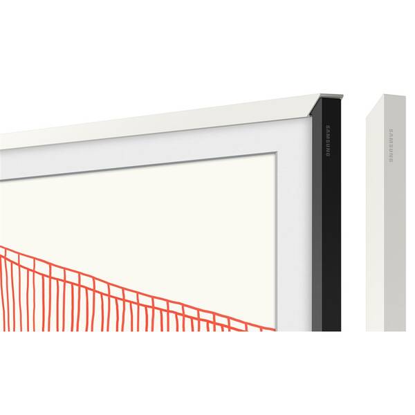 Výměnný rámeček Samsung pro Frame TV s úhlopříčkou 50" (2021), Rovný design bílý

