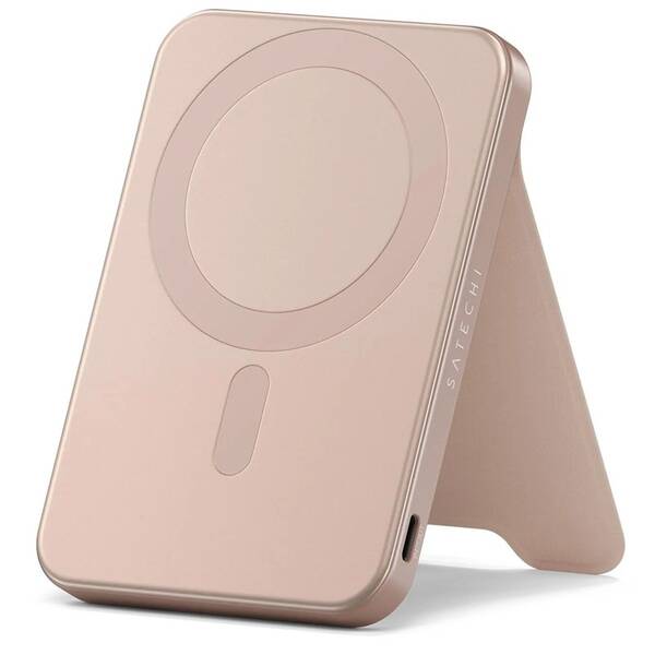 Powerbanka Satechi Qi2 5000 mAh růžová

