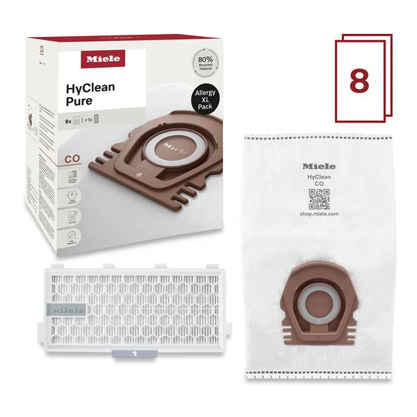 Sáčky do vysavače Miele CO Allergy XL HyClean Pure (8 ks) 

