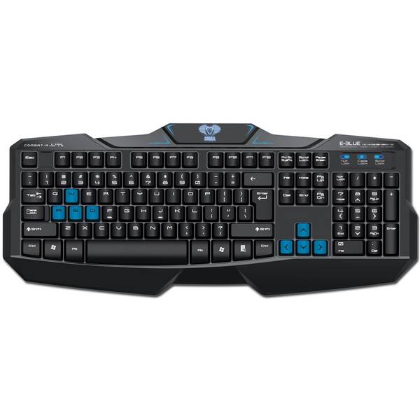 Klávesnice E-Blue Cobra EKM746, CZ/SK černá barva
