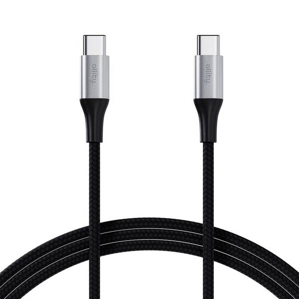 Kabel Allity AUC-01, 100W, USB-C/USB-C, 1m černý

