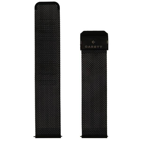 Řemínek Garett univerzální (20 mm), kovový typ Mesh černý

