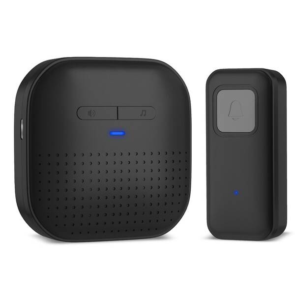 Zvonek bezdrátový Connect IT bateriový černý

