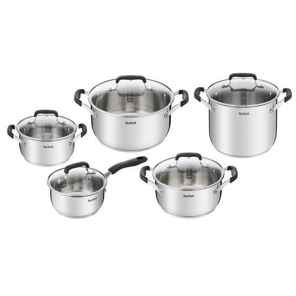 Sada hrnců Tefal E493SA74 nerez

