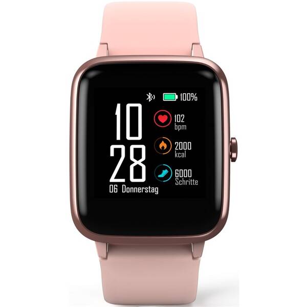 Chytré hodinky Hama Fit Watch 5910 růžové/zlaté

