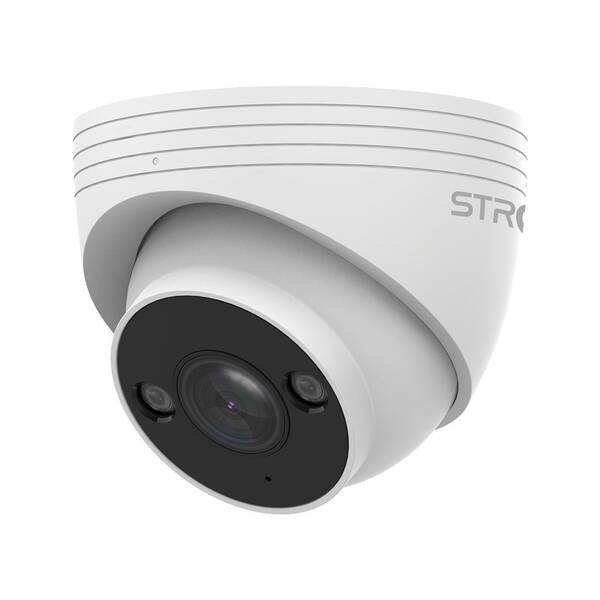 IP kamera Strong TUR05DL0-P, turret, 5Mpx, 1/3" CMOS, 101° diagonálně, IR+LED přísvit, mikrofon, PoE bílá barva
