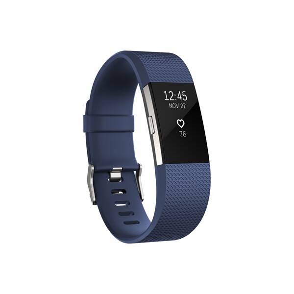 Fitness náramek Fitbit Charge 2 large - Blue Silver 

