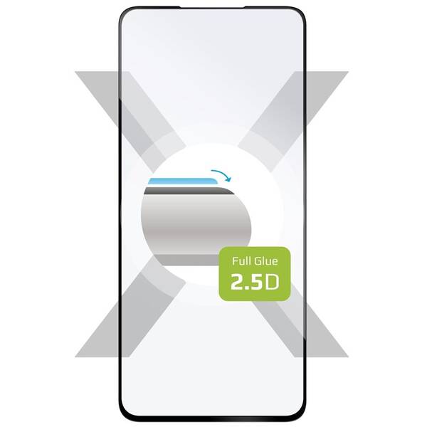 Tvrzené sklo FIXED Full-Cover na Xiaomi Mi 11 Lite/Mi 11 Lite 5G černé

