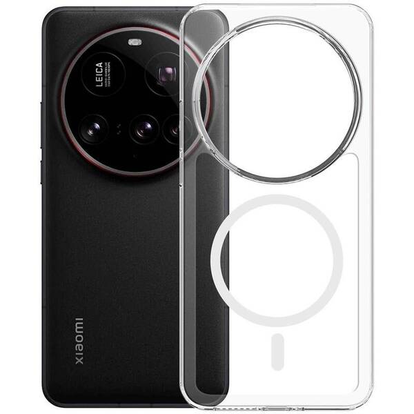 Kryt na mobil 3mk na Xiaomi 17 Ultra - Hardy LiqForce MagCase průhledný

