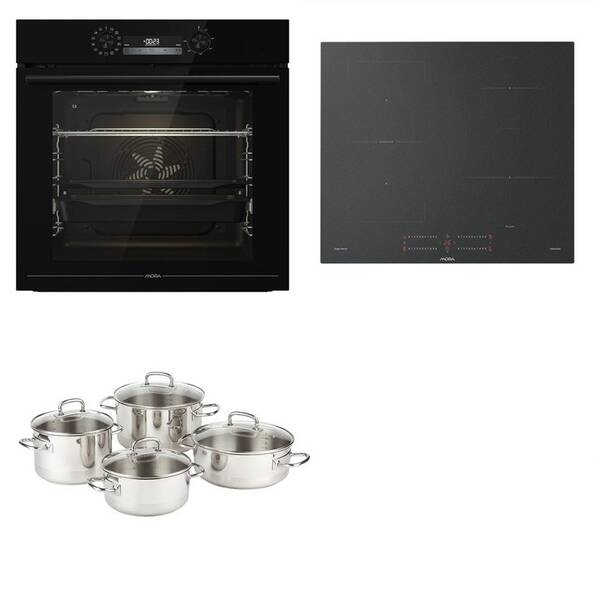Set výrobků Mora VTPS 555 DB + VDIMS 67H C + nádobí černý

