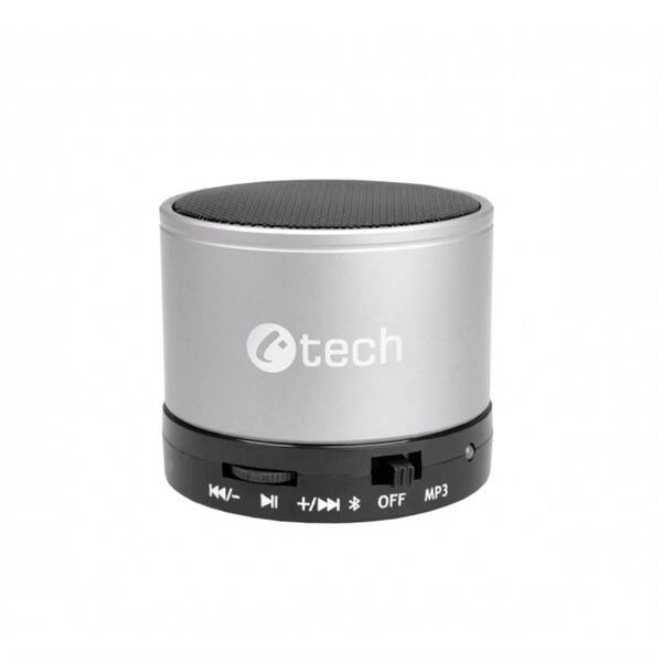 Přenosný reproduktor C-Tech SPK-04S stříbrný

