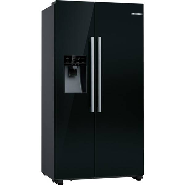 Americká lednice Bosch KAD93VBFP černá barva
