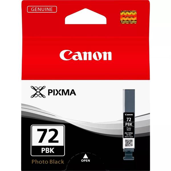 Inkoustová náplň Canon PGI-72 PBK, 202 stran černá

