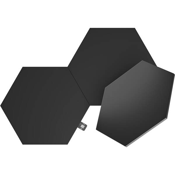 LED světlo Nanoleaf Shapes Black Hexagons Expansion Pack (3 ks) černé

