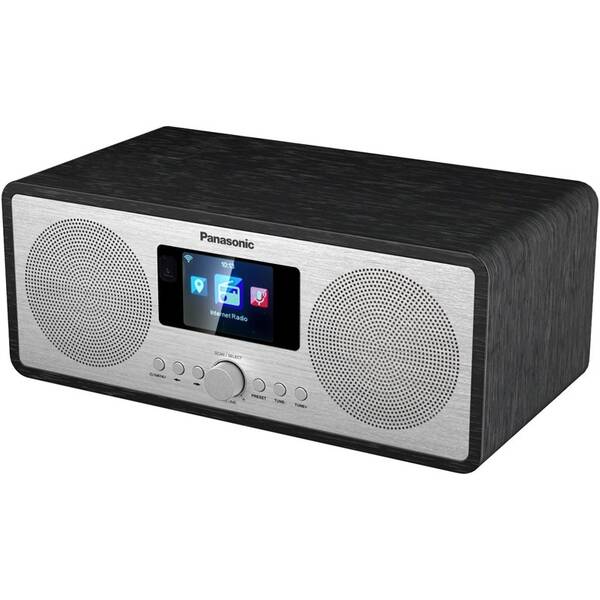 Internetový radiopřijímač s DAB+ Panasonic RF-D40EG-K černý/stříbrný

