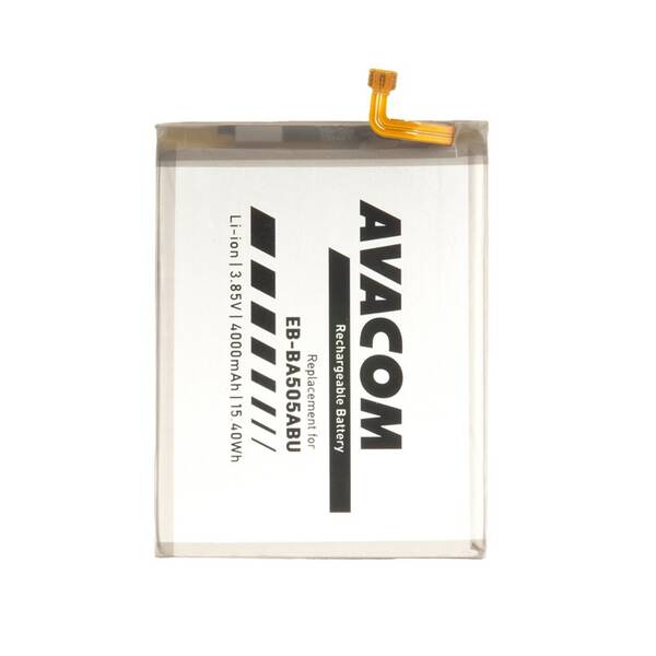 Baterie Avacom na Samsung Galaxy A20/A30/A30s/A50/A50s, Li-Ion 3,85V 4000mAh (náhrada EB-BA505ABU) bílá

