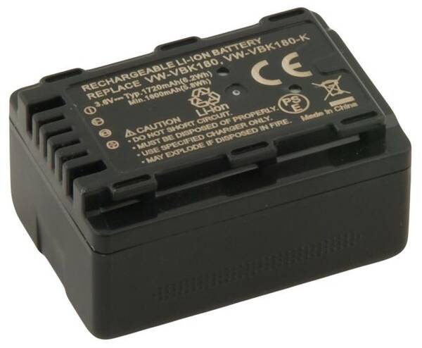 Baterie Avacom Panasonic VW-VBK180E-K Li-Ion 3.6V 1720mAh 6.2Wh 

