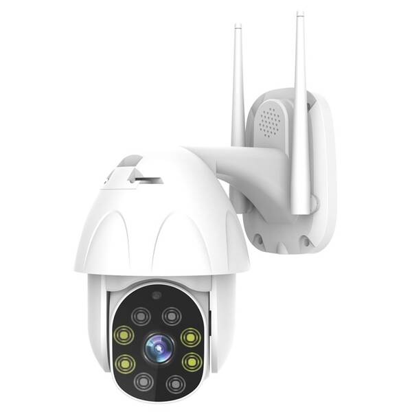 IP kamera IMMAX NEO LITE SMART Security, IP65, 360°, RJ45, P/T, HD, 2MP, 1080p, outdoor, ONVIF, WiFi, TUYA bílá

