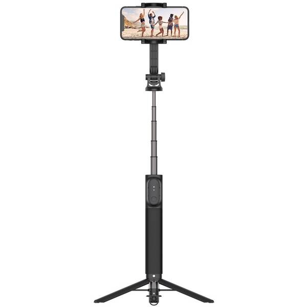 Selfie tyč FIXED Snap XL s tripodem a bezdrátovou spouští, 1/4" šroub černá

