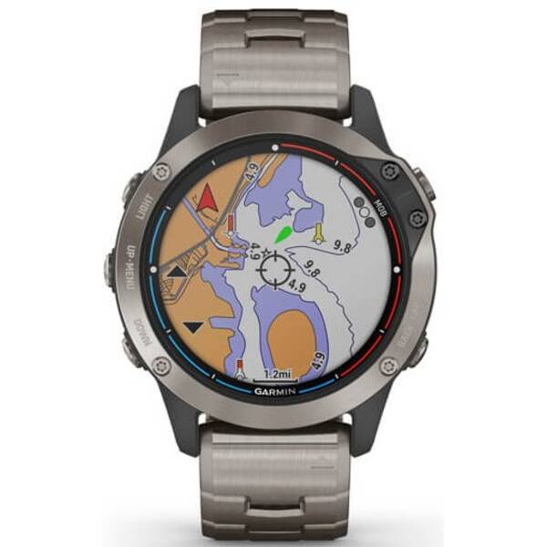 Chytré hodinky Garmin Quatix6 PRO Saphire - Titanium/Titanium 

