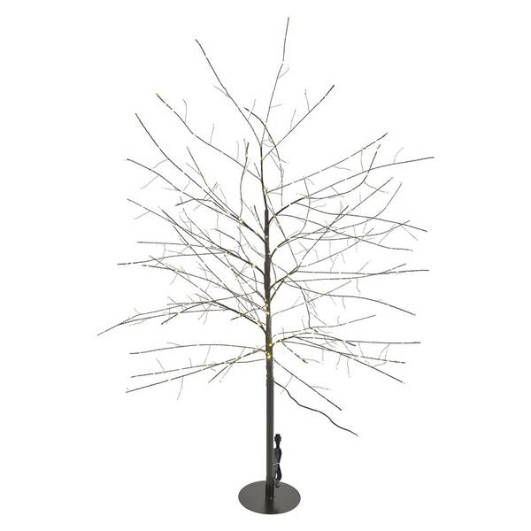 LED dekorace EMOS svítící stromek, 120 cm, 600 Nano LED, venkovní i vnitřní, teplá bílá, časovač 

