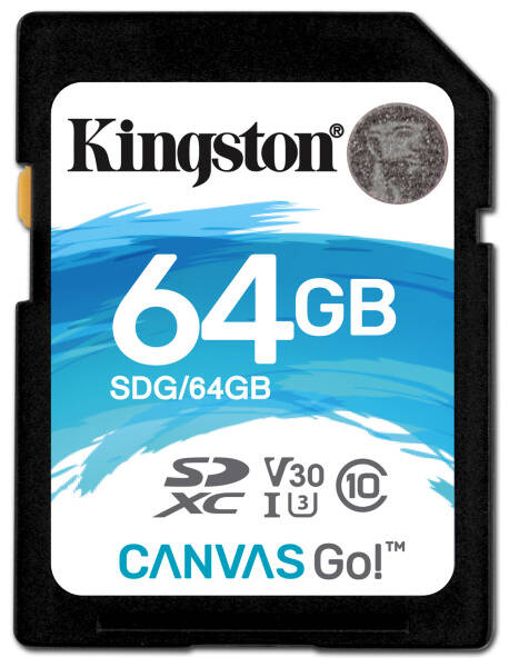 Paměťová karta Kingston SDXC 64GB UHS-I U3 (90R/45W) 

