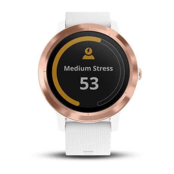 Chytré hodinky Garmin vívoActive3 Optic bílé/zlaté

