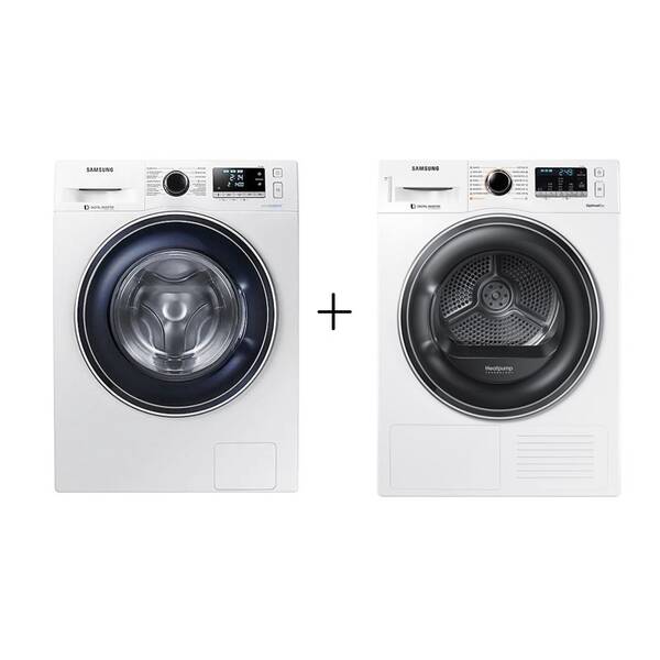 Set výrobků Samsung WW80J5446FW/ZE + DV80M52102W/LE 
