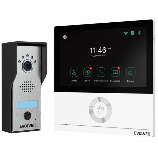 Dveřní videotelefon Evolveo DoorPhone AHD7 bílý

