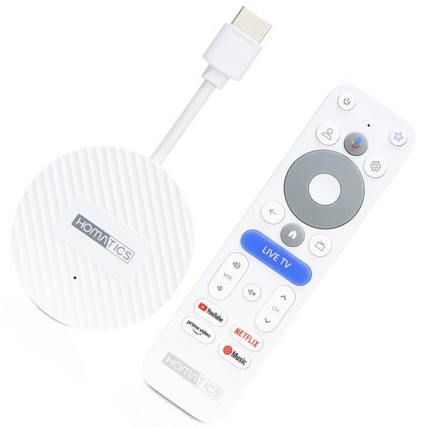 Multimediální centrum HOMATICS Dongle 4K V2 bílý


