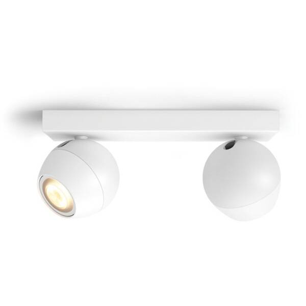 Bodové svítidlo Philips Buckram White Ambiance 2 Spot bílé

