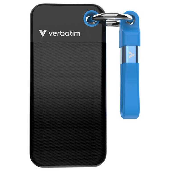 SSD externí Verbatim Pocket 1TB černý/modrý


