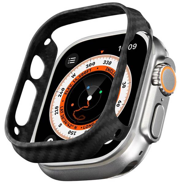 Ochranné pouzdro Pitaka Air case na Apple Watch Ultra 49 mm černé/šedé

