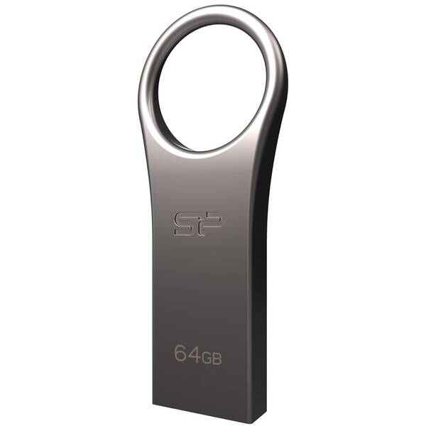 USB Flash Silicon Power Jewel J80 64 GB stříbrný

