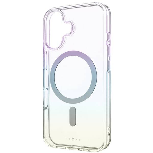 Kryt na mobil FIXED MagRainbow s MagSafe na Apple iPhone 16 průhledný

