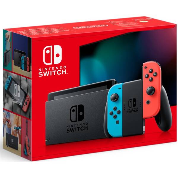 Herní konzole Nintendo Switch + Neon red / Neon blue Joy -Con 

