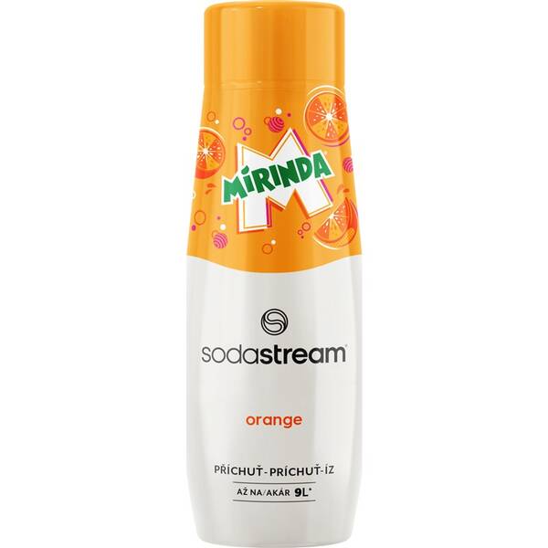 Příchuť pro perlivou vodu SodaStream MIRINDA orange, 440 ml 

